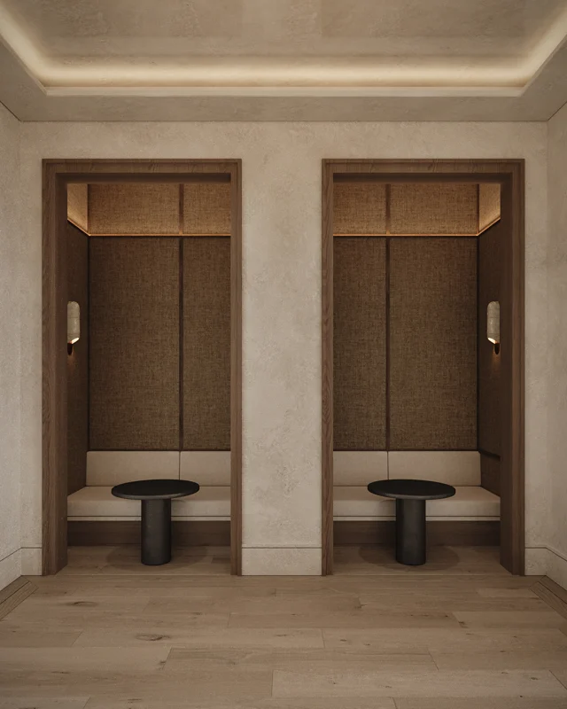 Built-in seating alcoves