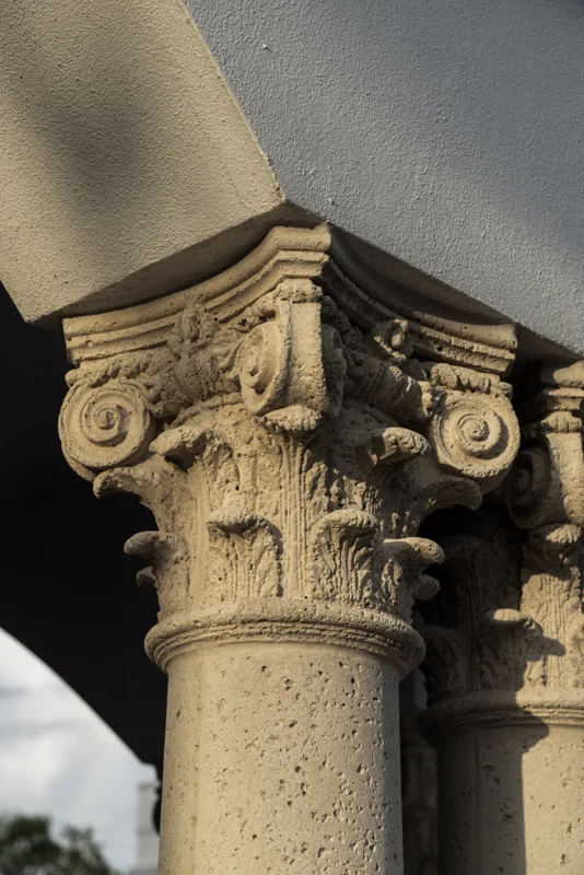Architectural column detail