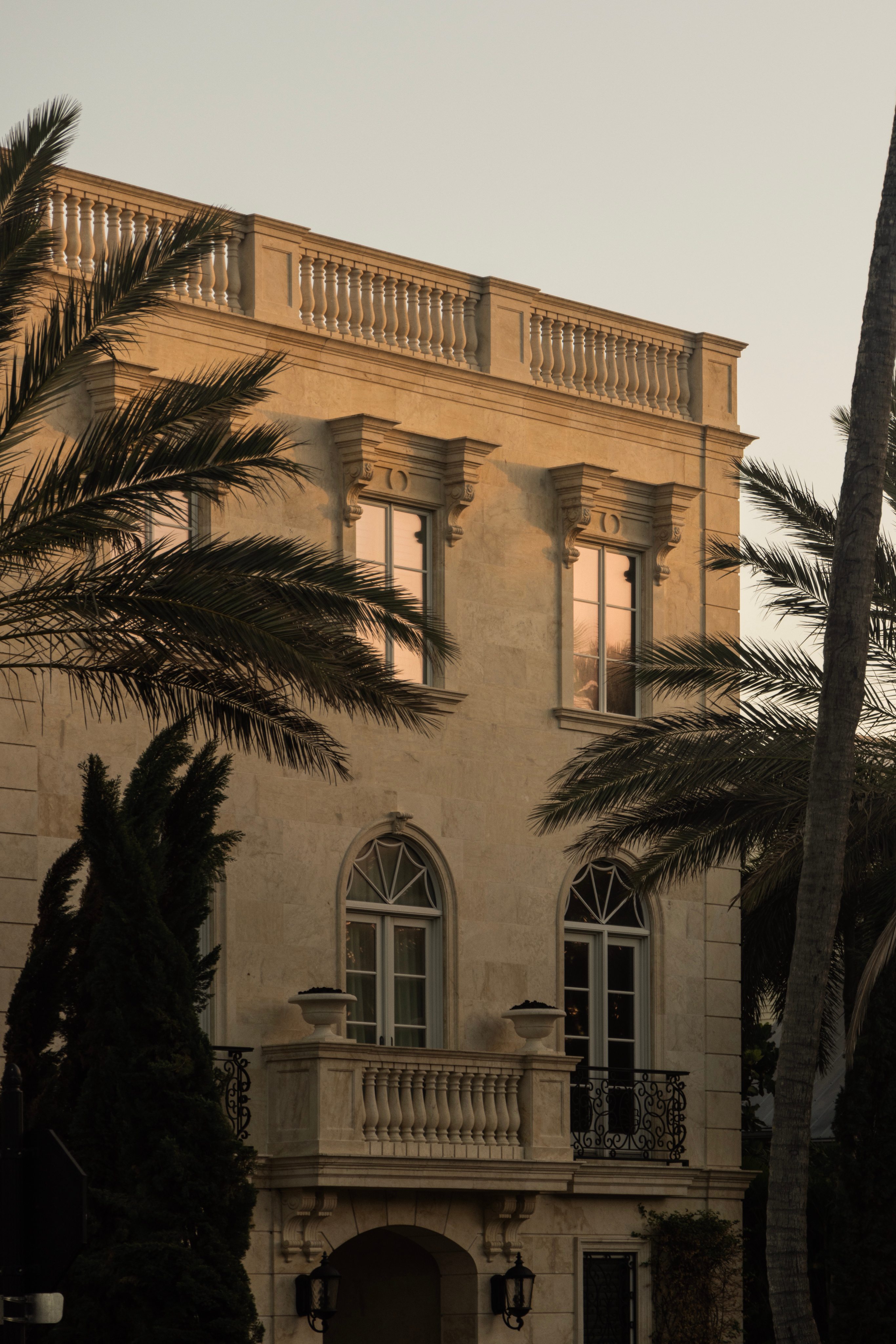 Historic street facade in Downtown Naples