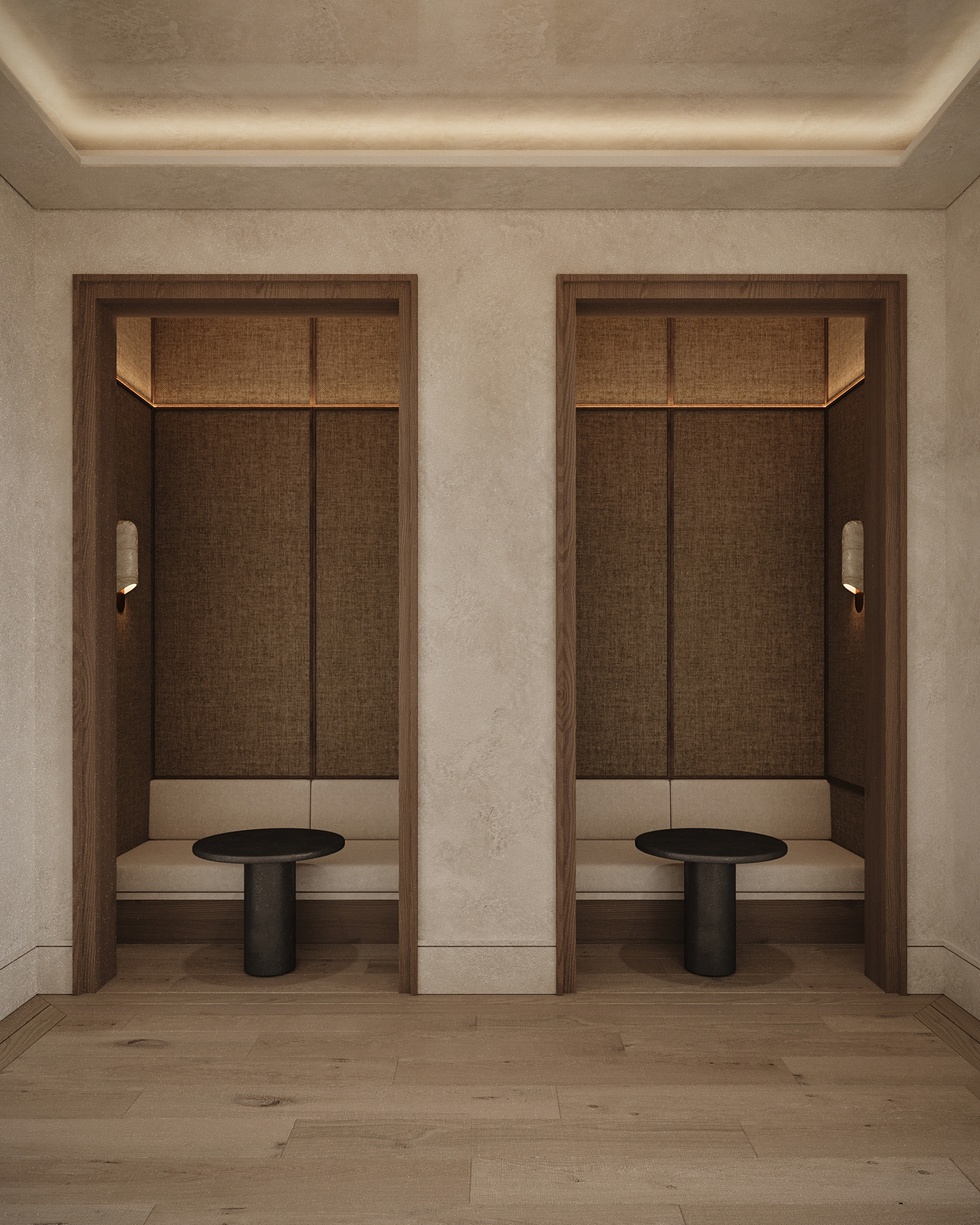 Built-in seating alcoves