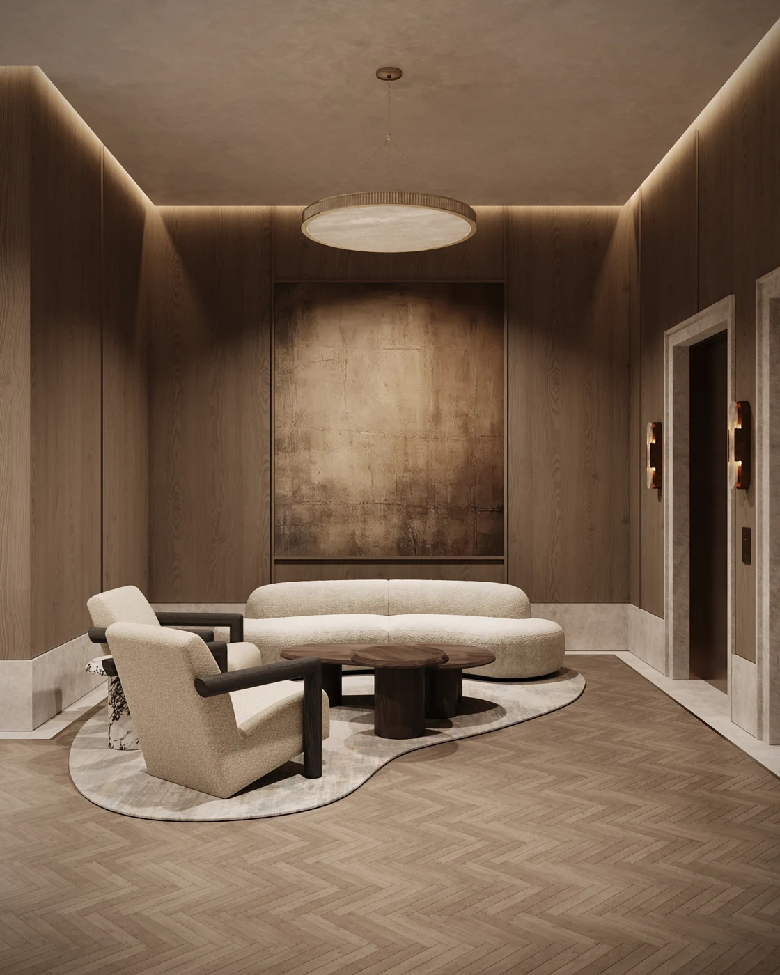Residents' lobby lounge