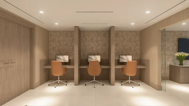 Flexible resident workspace