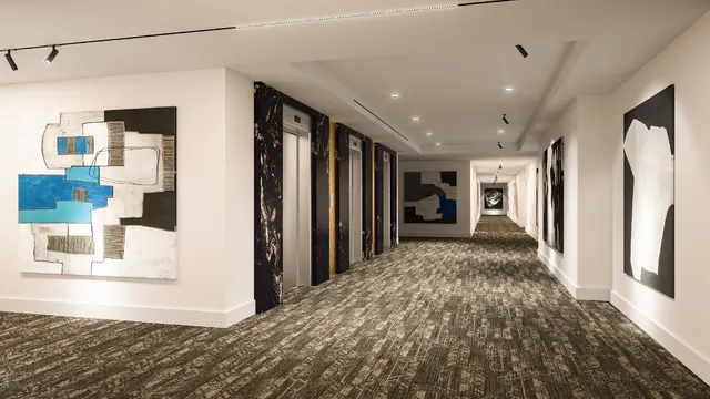Private residence hallway